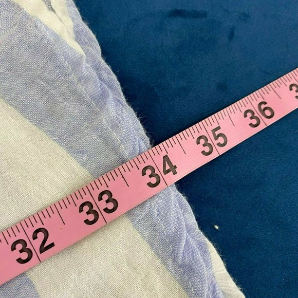 Lulu's Blue and White Striped Off-Shoulder Midi Dress - Picture 10 of 10